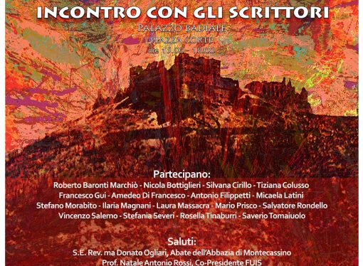 Incontro con gli scrittori – 78esimo anniversario del bombardamento dell’Abbazia di Montecassino