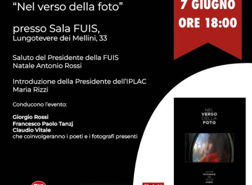 Presentazione Antologia “Nel verso della foto” martedì 7 giugno ore 18:00